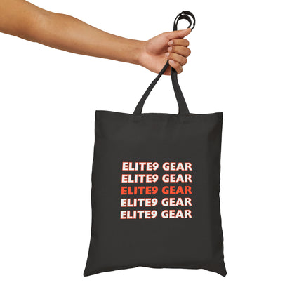 Elite9 Gear Falling Words Tote Bag