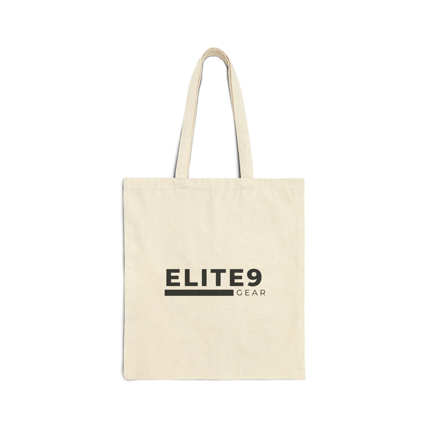 Elite9 Gear Logo Canvas Tote