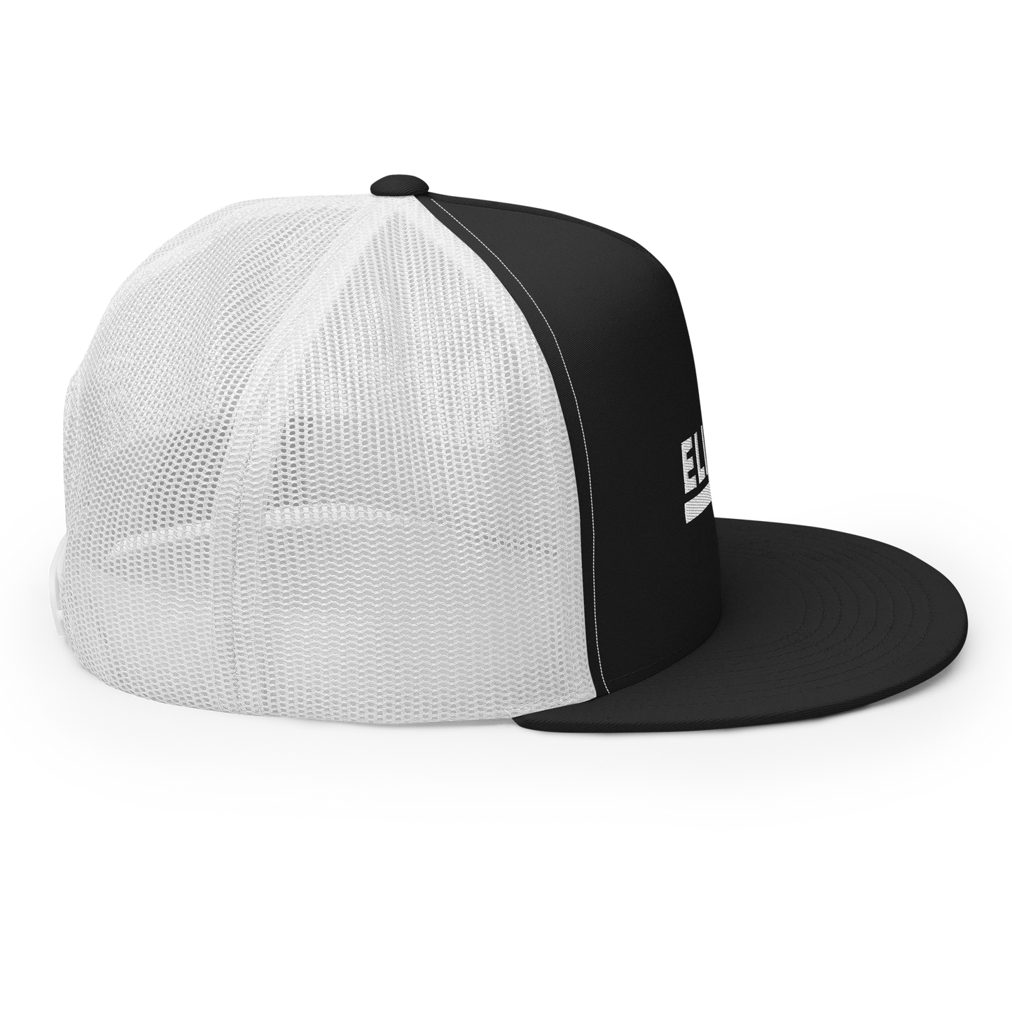 Trucker Cap White Text