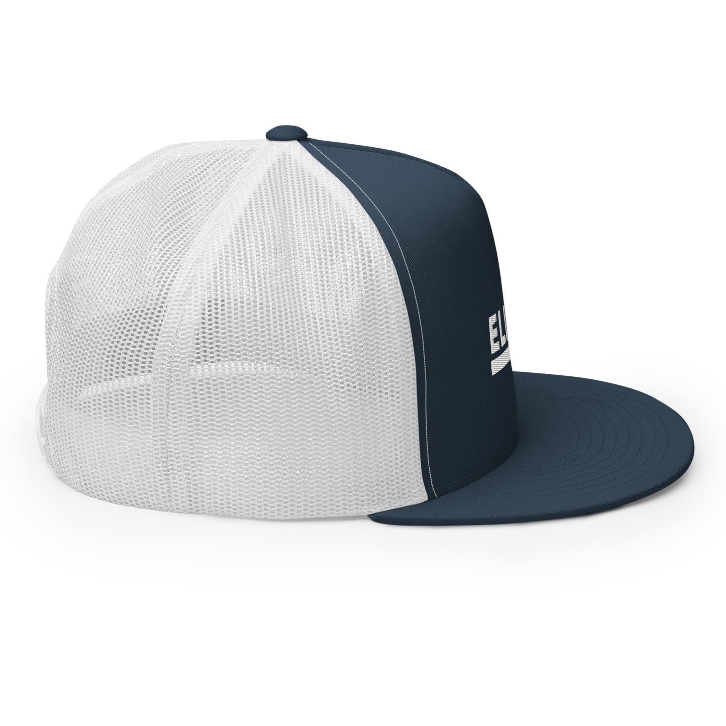 Trucker Cap White Text