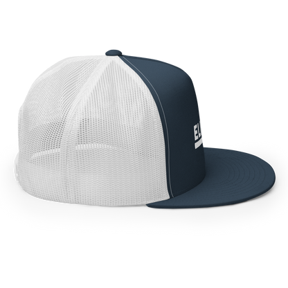 Trucker Cap White Text