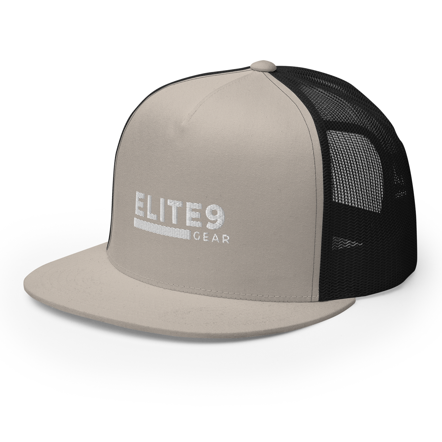 Trucker Cap White Text