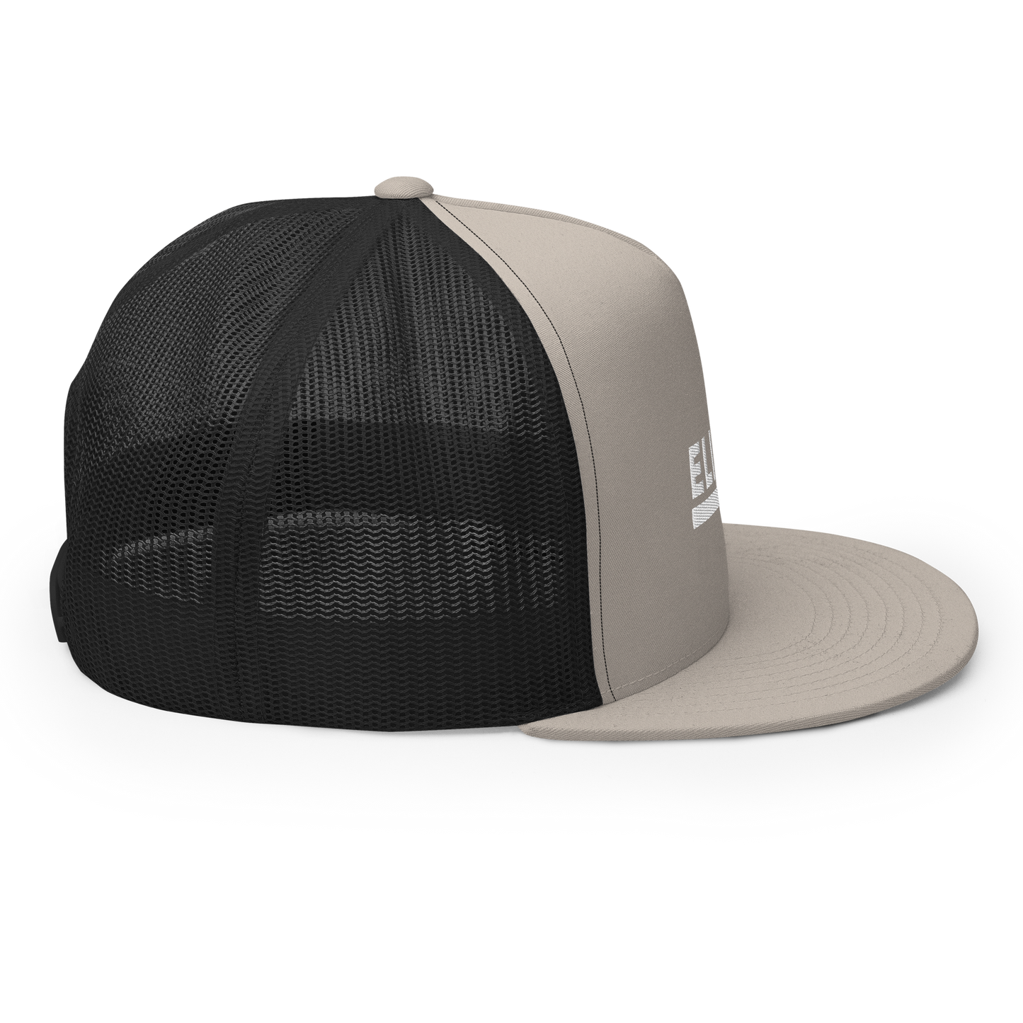 Trucker Cap White Text