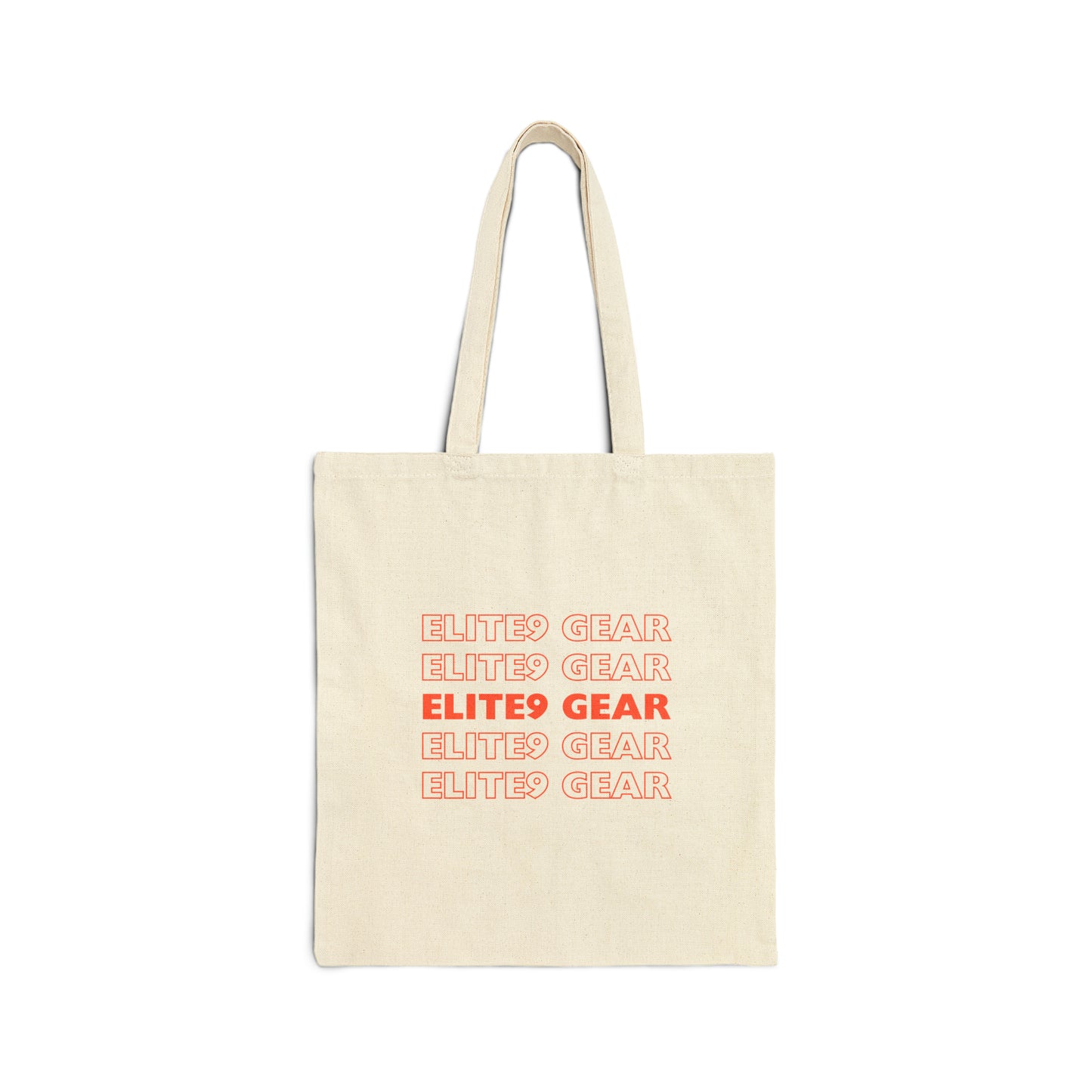 Elite9 Gear Falling Words Tote Bag