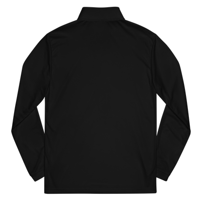 Quarter zip pullover | Black Text