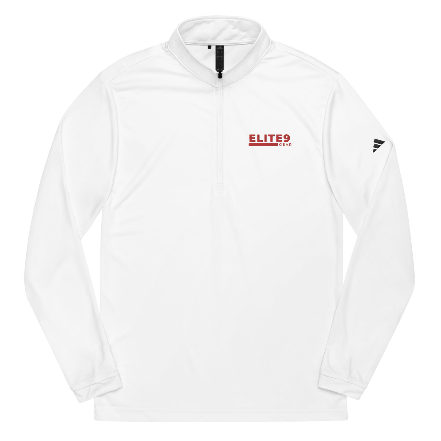 Quarter zip pullover | Red Text