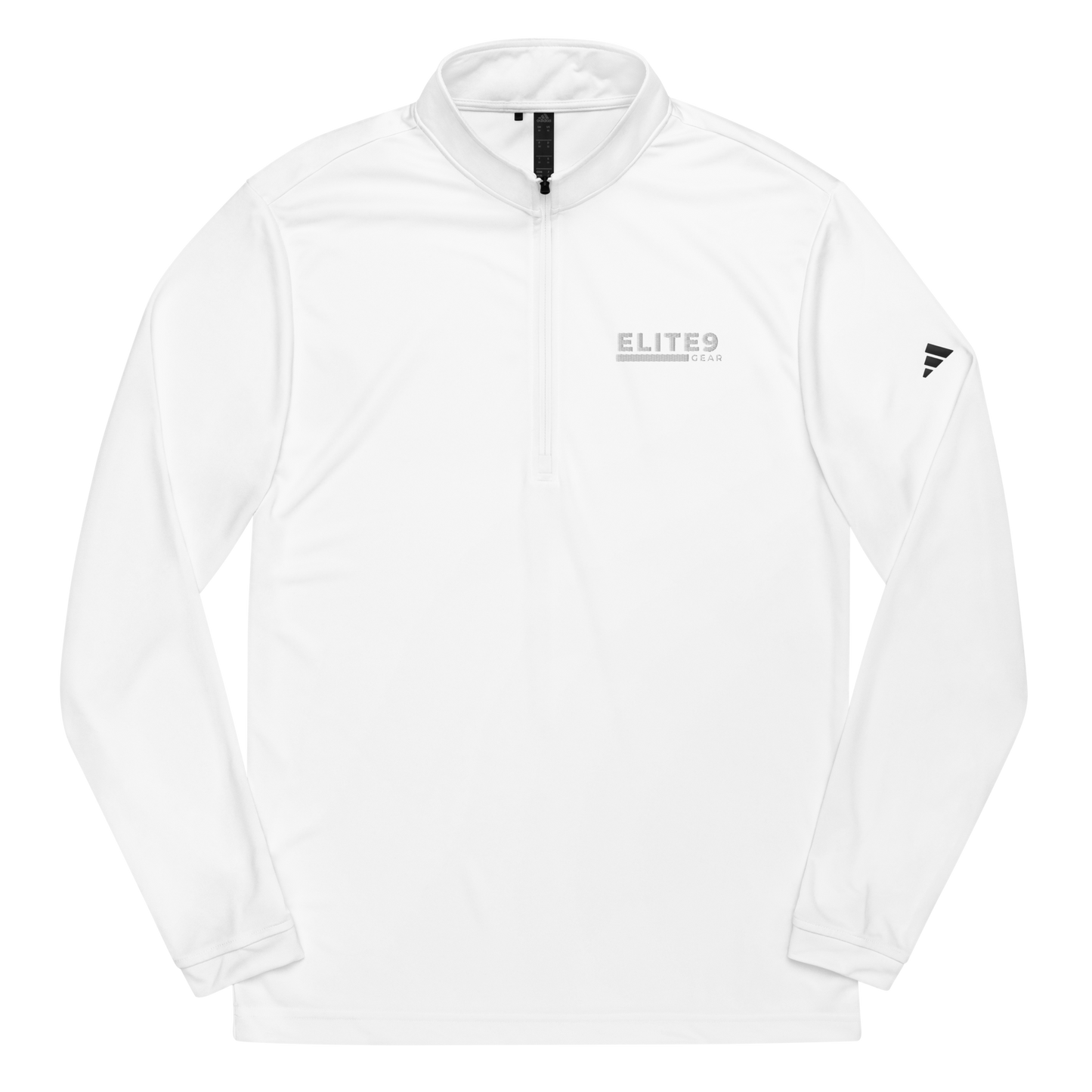 Quarter zip pullover | White Text