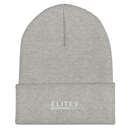 Cuffed Beanie White Text