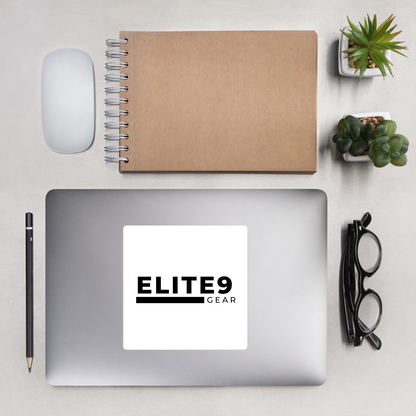 Elite9 Gear Logo stickers