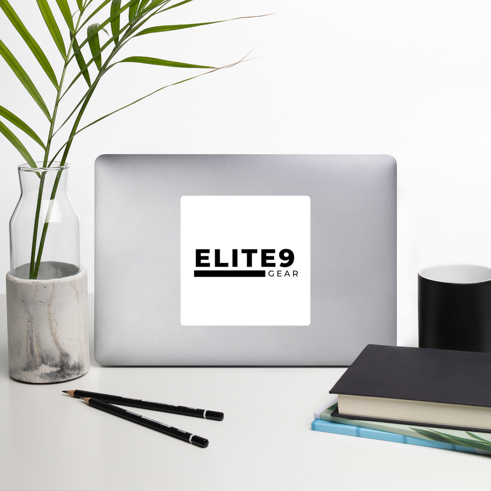 Elite9 Gear Logo stickers