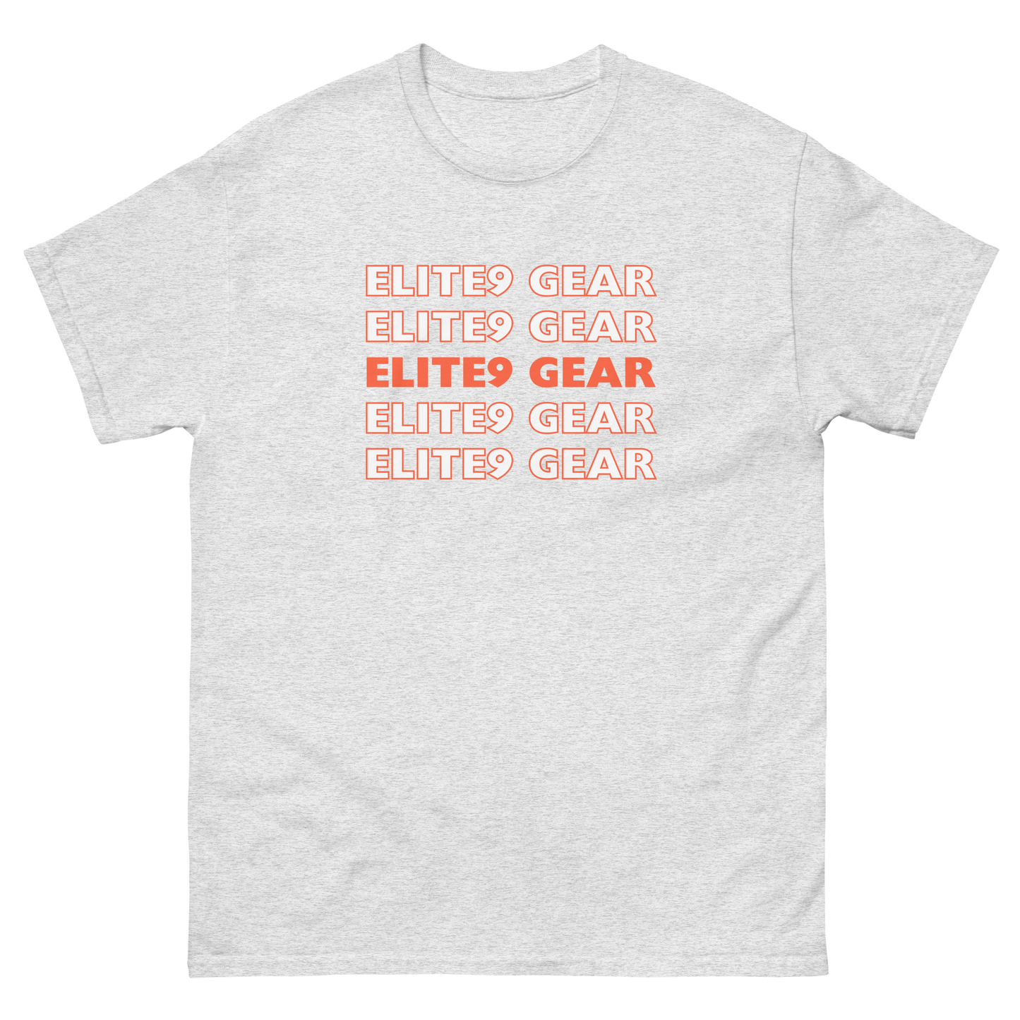 Elite9 Gear Falling Words Tee | 2XL-5XL