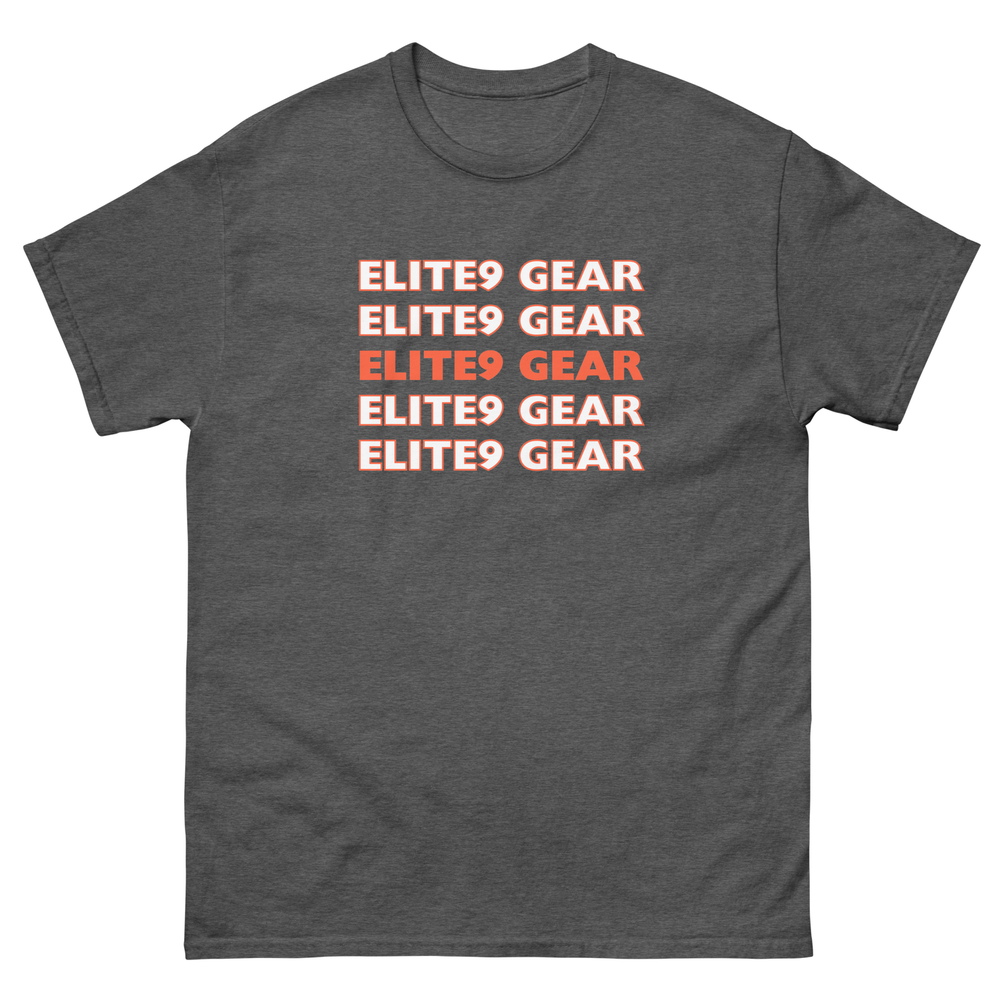 Elite9 Gear Falling Words Tee