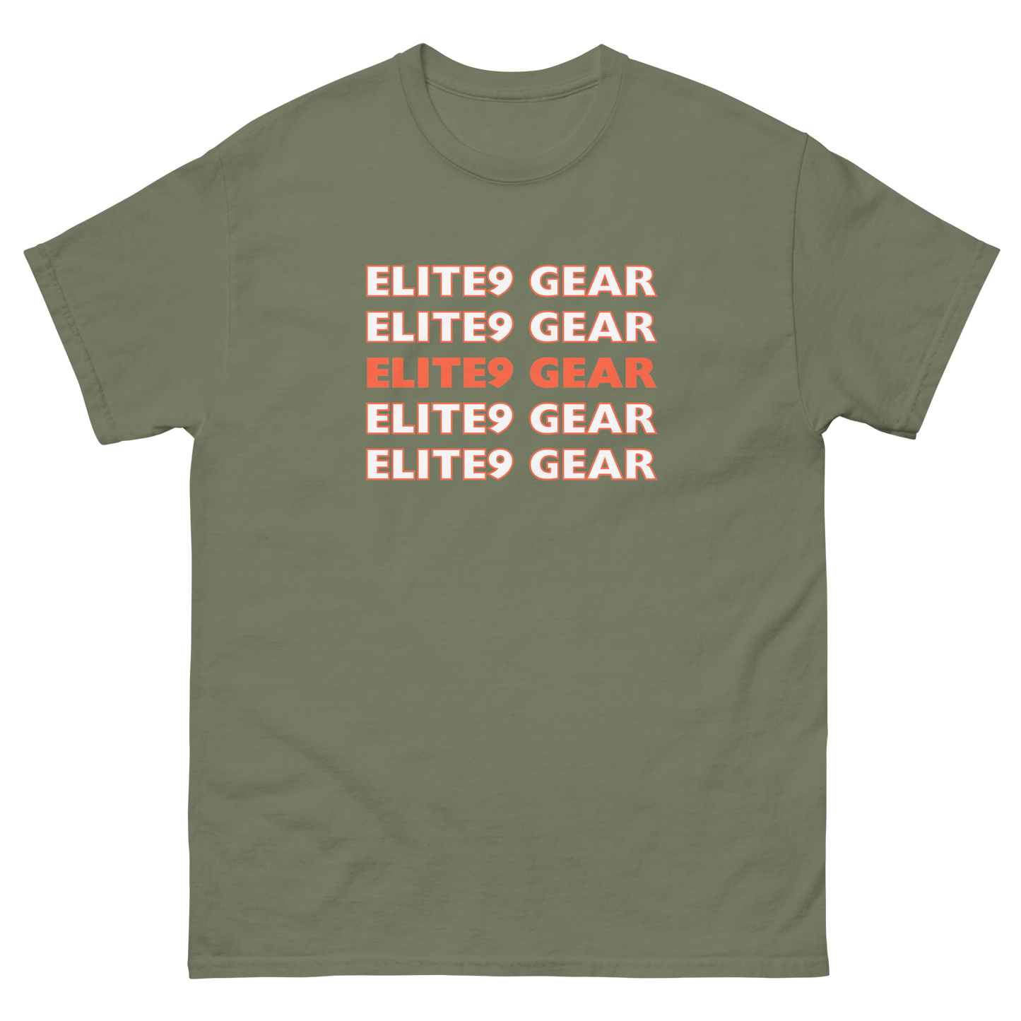 Elite9 Gear Falling Words Tee