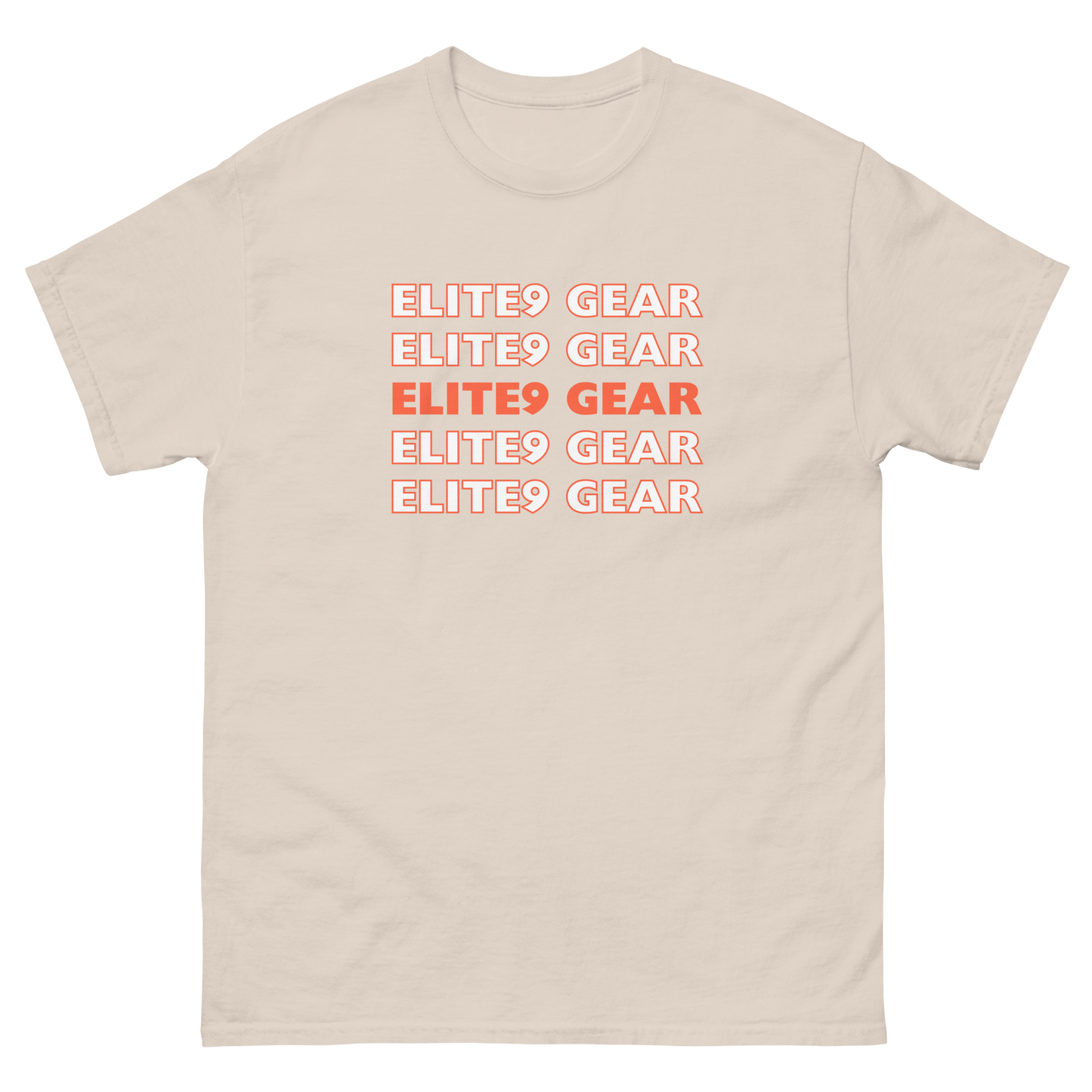 Elite9 Gear Falling Words Tee