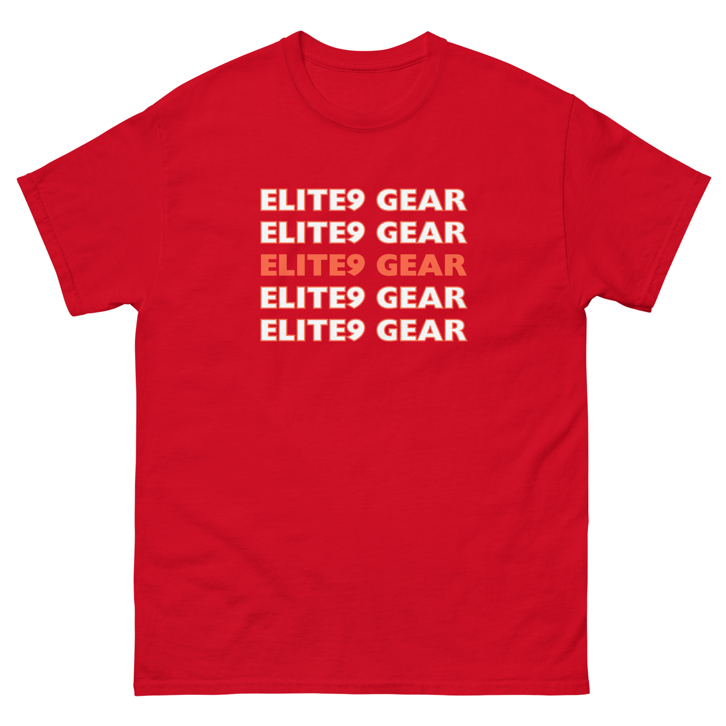 Elite9 Gear Falling Words Tee