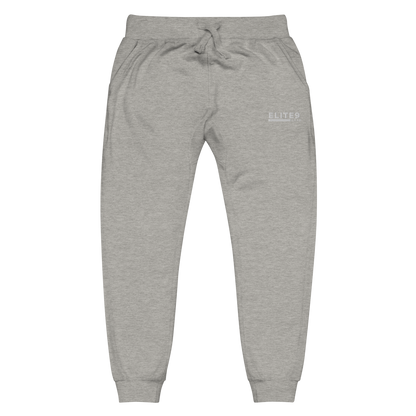 Unisex fleece joggers| White Text