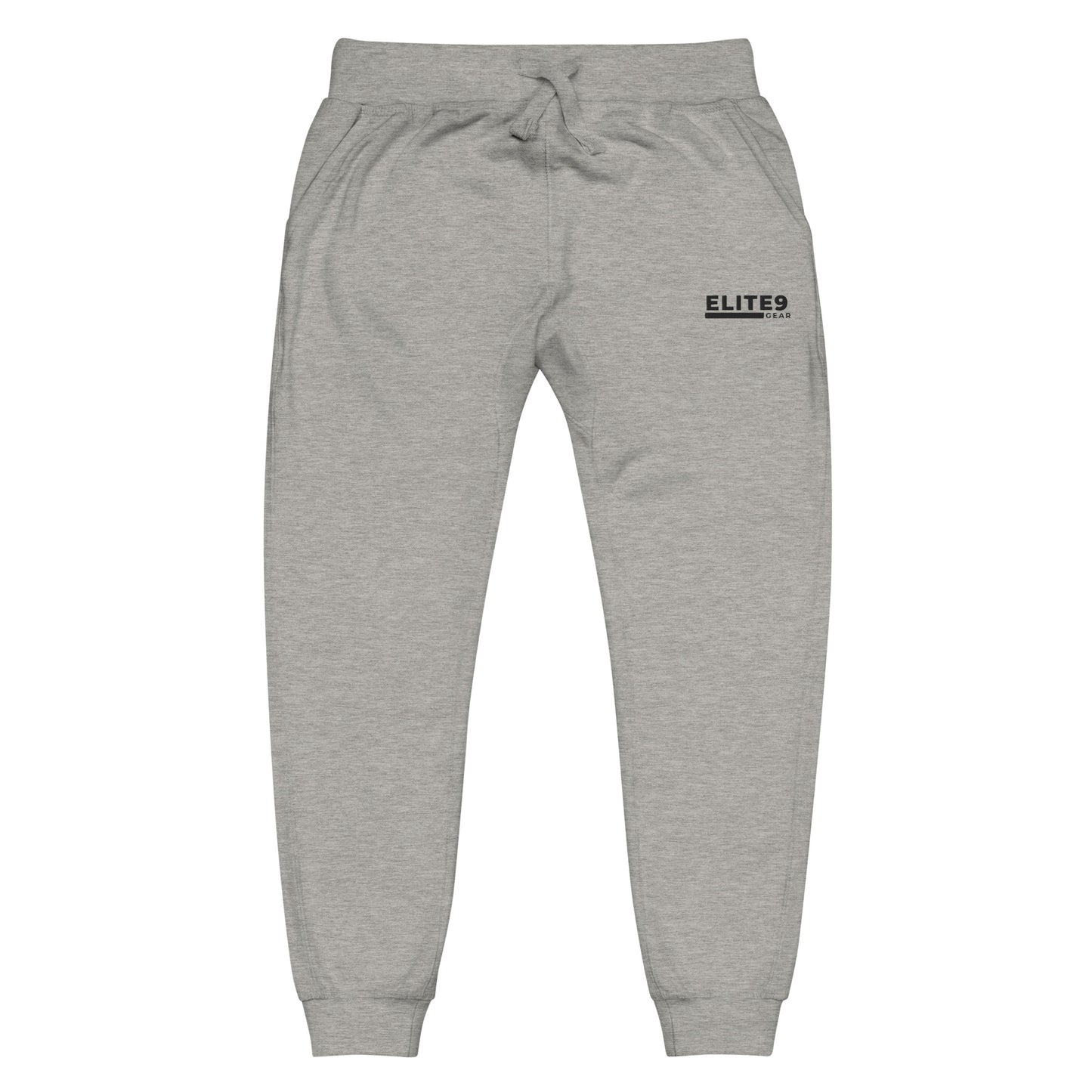 Unisex fleece joggers| Black Text