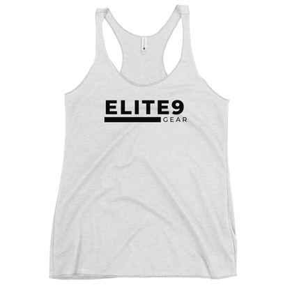 Women's Racerback Tank | Black Text