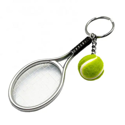 Sports Keychain Table Tennis Pendants Pingpong Bat Ball Baseball Bat Gloves Racket Key Chain Car Key Chain Decor Fans Keyring